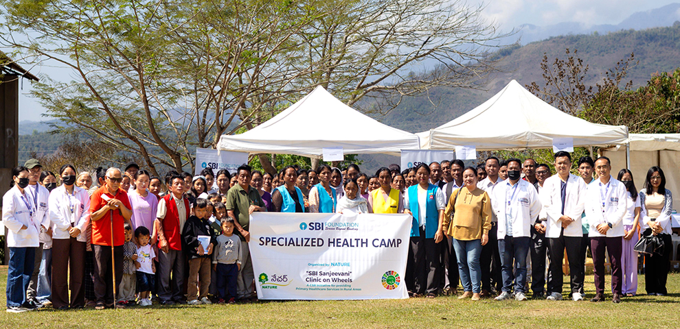 Nature SBI Sanjeevani Clinic on Wheels conducts