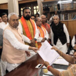 Nitish Kumar files Rajya