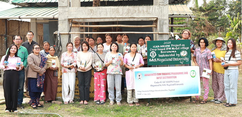 SAS Nagaland University trains farmers