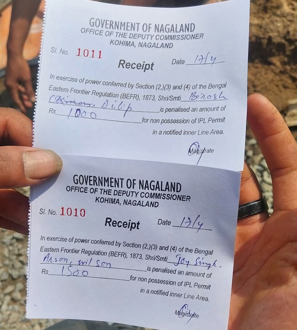 Kohima DC  issues clarification on ILP drive after social media confusion