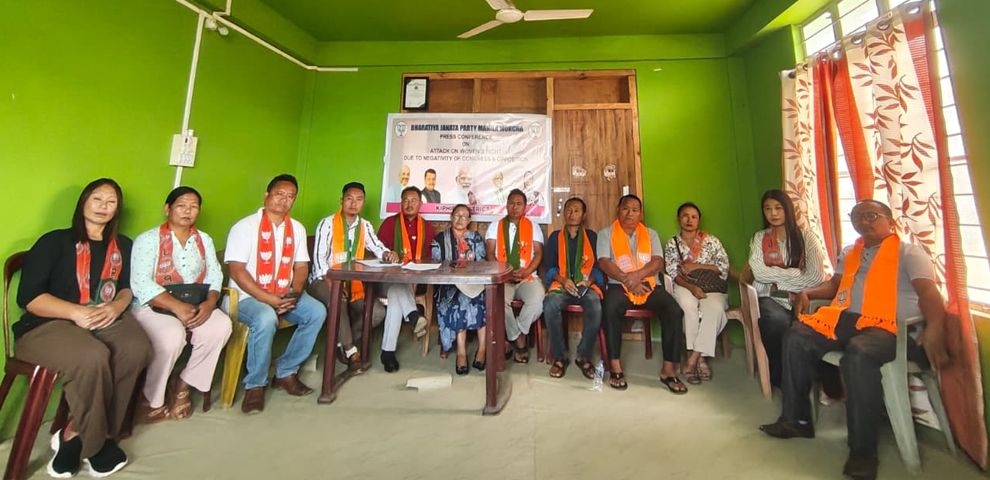 BJP Kiphire leaders slams opposition for opposing key Bills