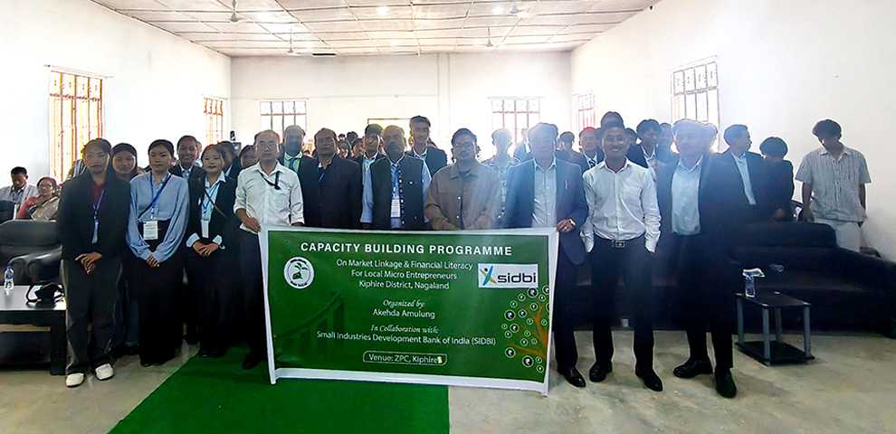 Capacity Building Programme On Market Linkage, Financial Literacy held in Kiphire