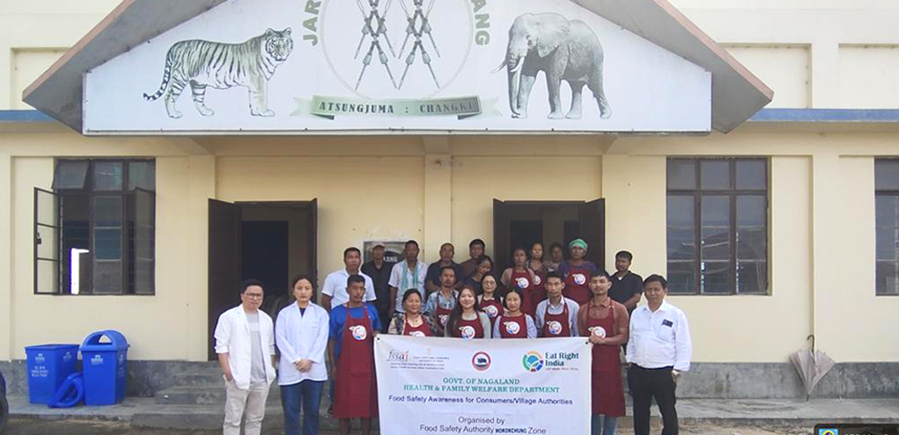 Food Safety Officials hold awareness camps in Changki, Mopungchuket1