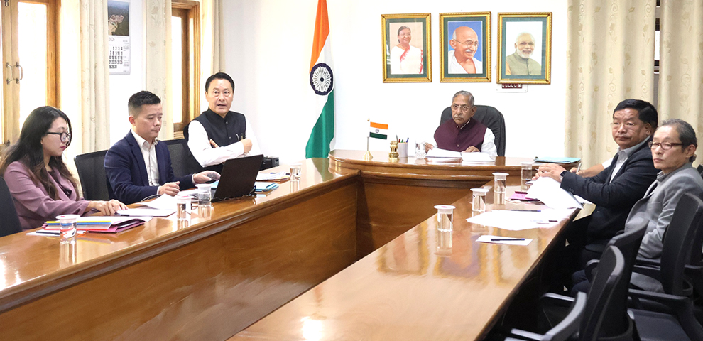 Governor reviews water supply and sanitation progress in Nagaland