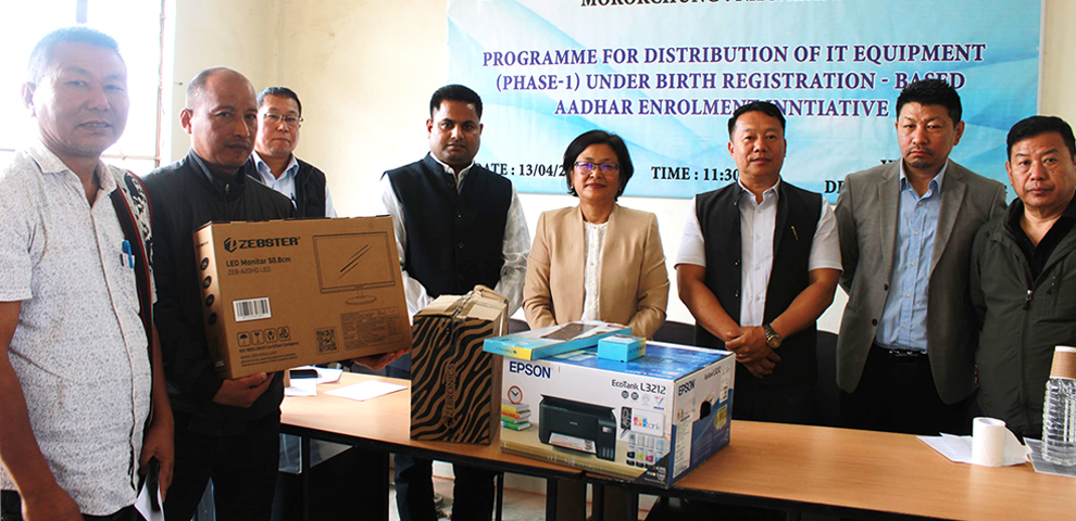 IT equipment distributed in Mokokchung