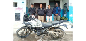Kohima Police recover stolen motorcycle of Andhra Pradesh YouTuber, two arrested