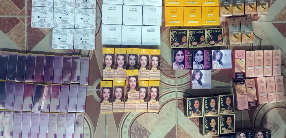 Kohima Police crack down on fake beauty products, 5 arrested