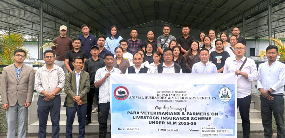 Livestock insurance training held in Mokokchung