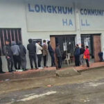 Koridang Bypoll: EVMs secured in strong rooms Koridang EVMs secured in strong rooms