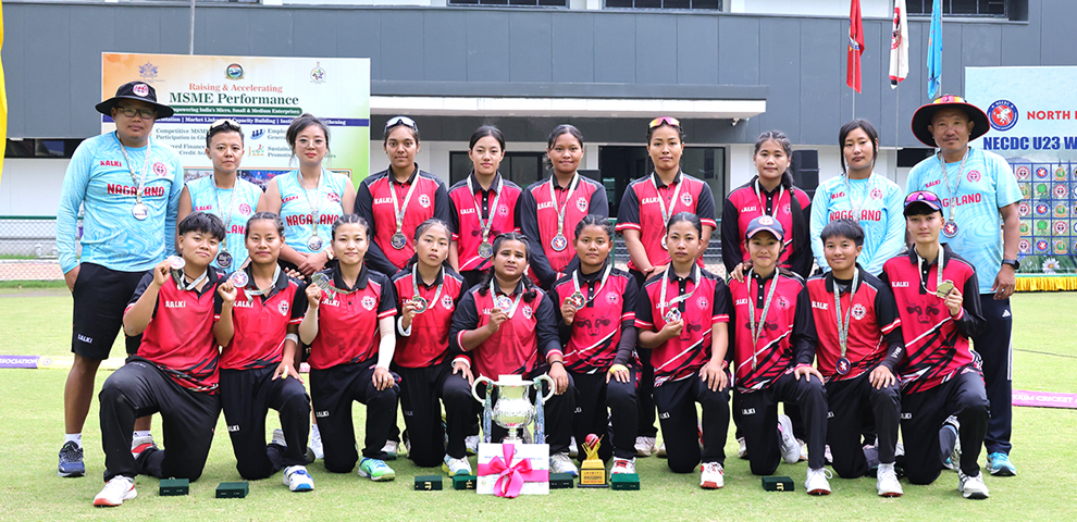 Mizoram beat Nagaland by 7 runs to win NECDC U23 Women’s title