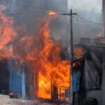 Mokokchung 9 shops gutted, 5 damaged in fire near MMC Complex 