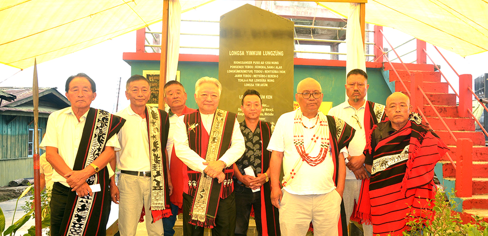 Monolith erected at Longsa Village to preserve historical legacy