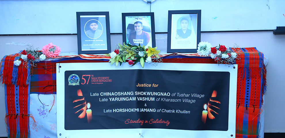 Naga diaspora in Bengaluru holds vigil for three1