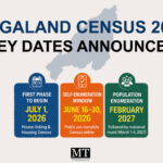 Nagaland Census 2027: Self-Enumeration from June 16, House Listing July 1, Population Enumeration in February 2027 Nagaland census