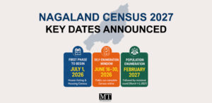 Nagaland Census 2027: Self-Enumeration from June 16, House Listing July 1, Population Enumeration in February 2027