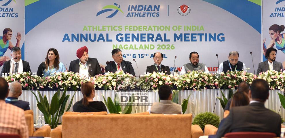 Nagaland hosts AFI AGM for first time; Rio calls for sports push