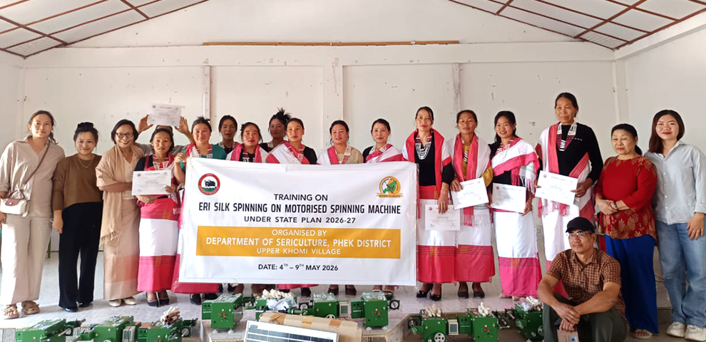 Eri silk training culminates at Upper Khomi village