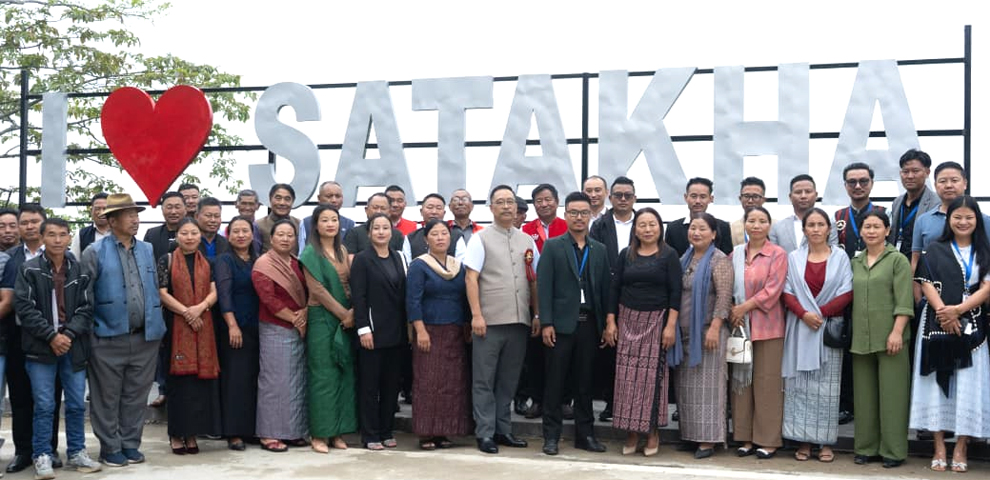 “I Love Satakha” landmark inaugurated along NH-702A