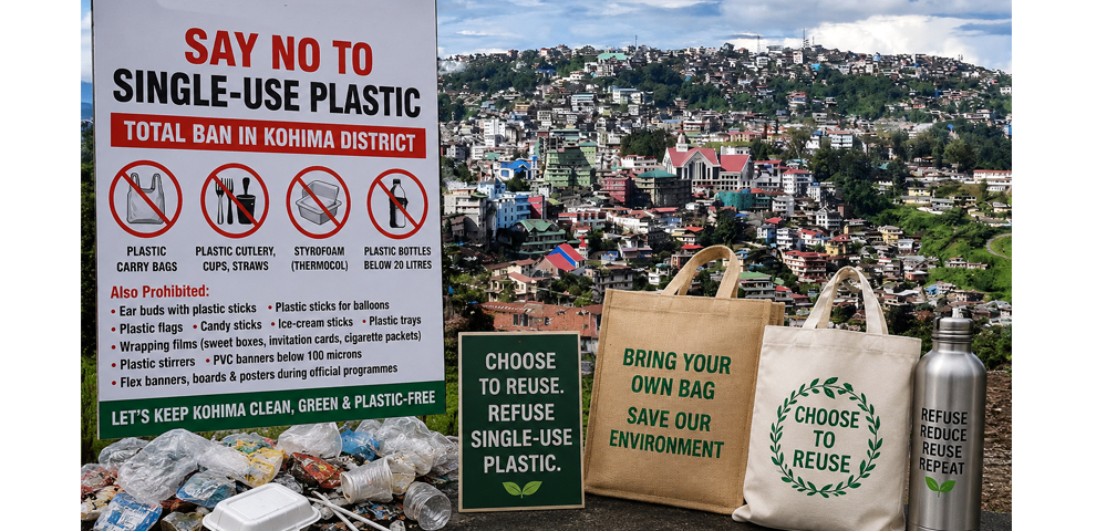 Kohima re-imposes total ban on single-use plastics across villages