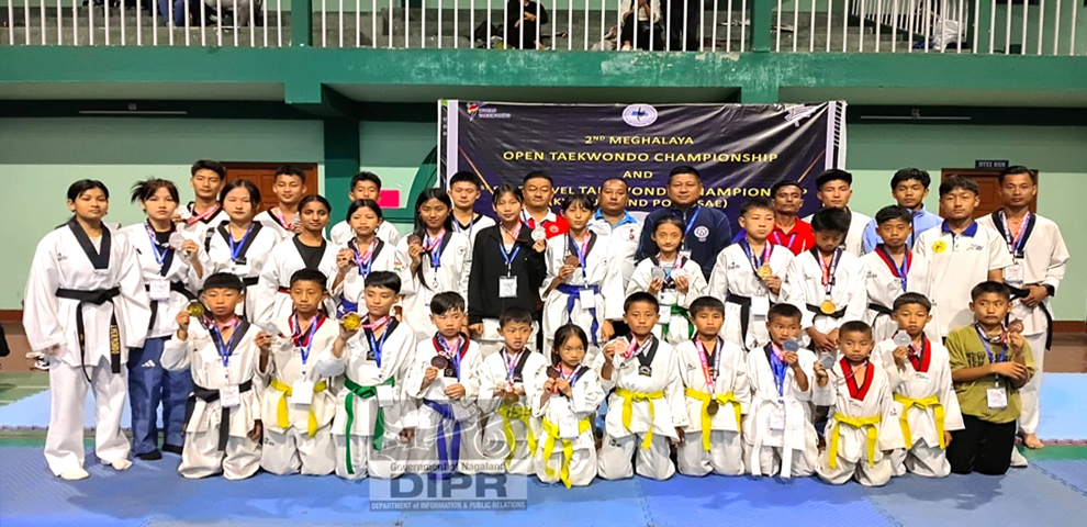 Nagaland Taekwondo team bags 33 medals at Meghalaya Open Championship