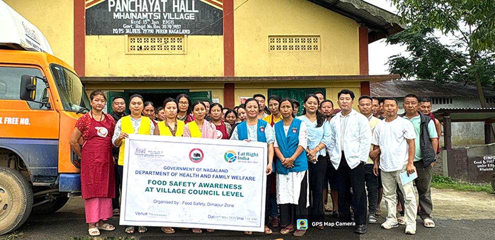 Peren Villages hold food safety sensitisation programme under ‘Eat Right India’ initiative