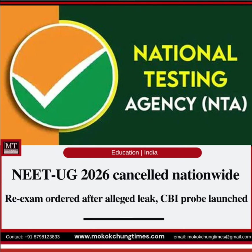 NEET-UG 2026 cancelled nationwide; re-exam ordered after alleged leak, CBI probe launched