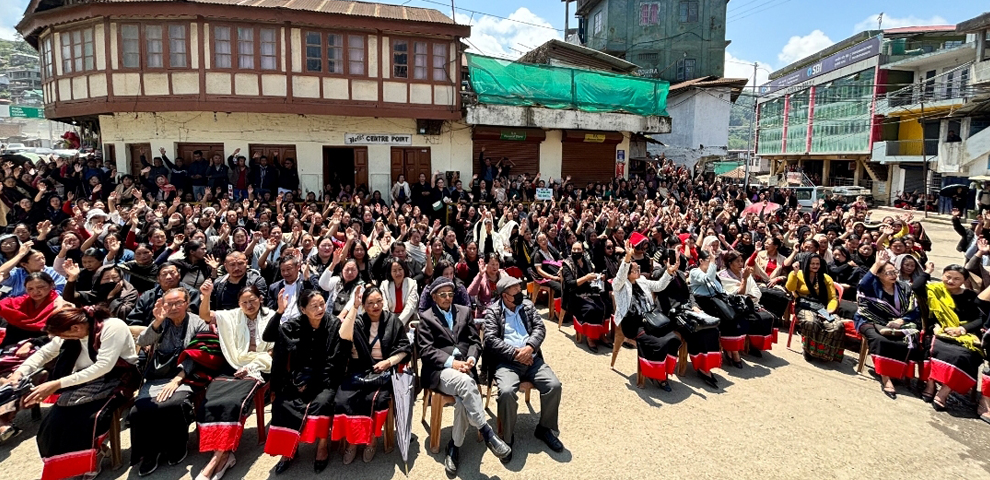 ‘No Radar in Our Area’: Pfutsero rally voices opposition to
proposed radar installation