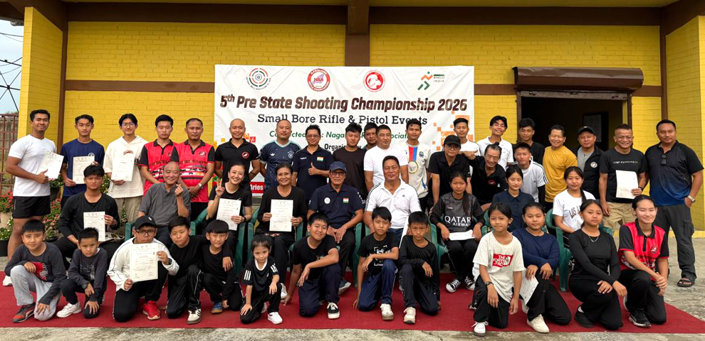 5th Pre-State Nagaland Shooting Championship
2026 concludes in Dimapur and Mokokchung