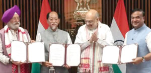 Centre signs Assam–Nagaland MoU to  unlock oil exploration in disputed border  areas; WC, NNPGs call move “illegal”
