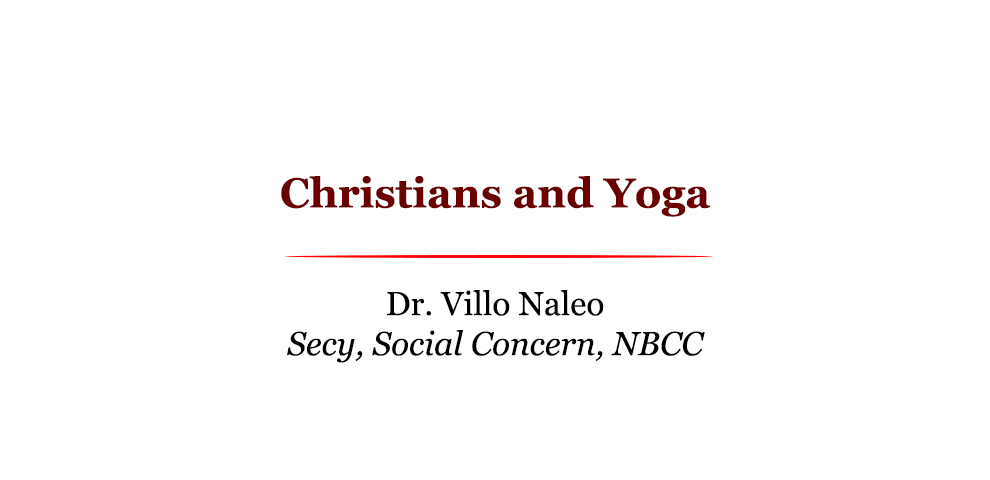 Christians and Yoga NBCC