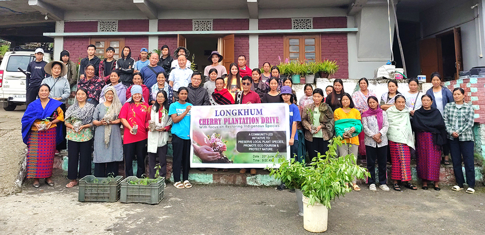 Longkhum launches drive to restore indigenous cherry species