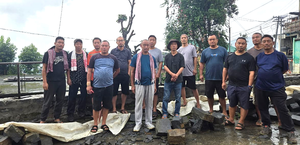 More than 10 vehicles plunged through