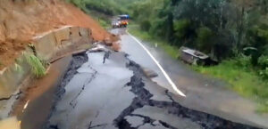 Mokokchung: NH-2 near Liroyim develops massive road heave amid multiple landslides