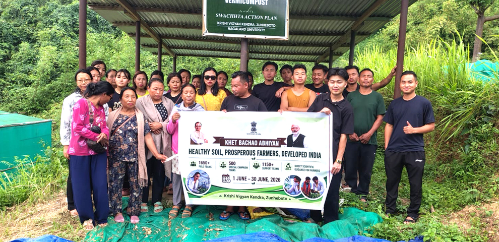 Over 1,800 farmers reached under KVK Zunheboto’s Khet Bachao campaign