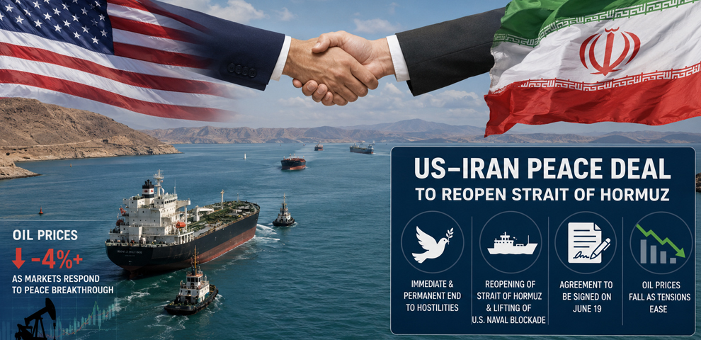 US-Iran peace deal to reopen Strait of Hormuz