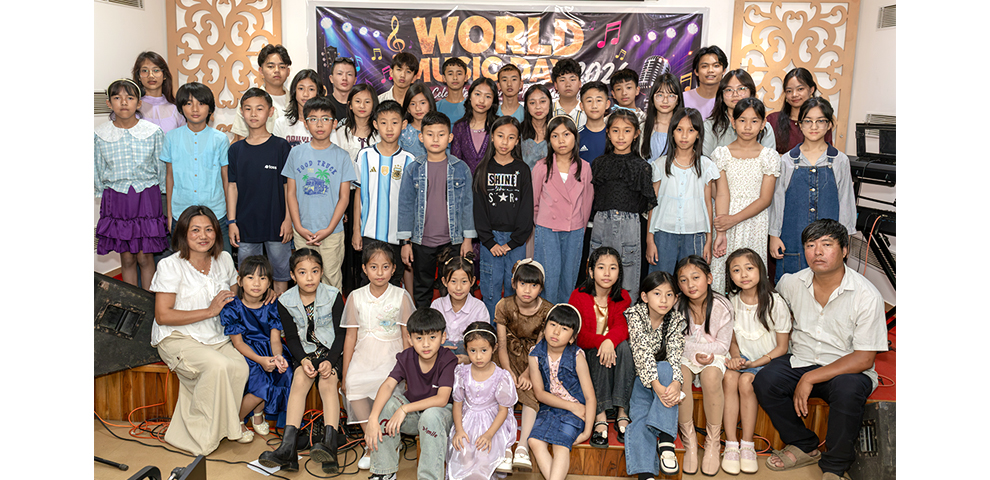 WORLD MUSIC DAY CELEBRATED AT WHISPERING WINDS, SANGTEMLA WARD, MOKOKCHUNG