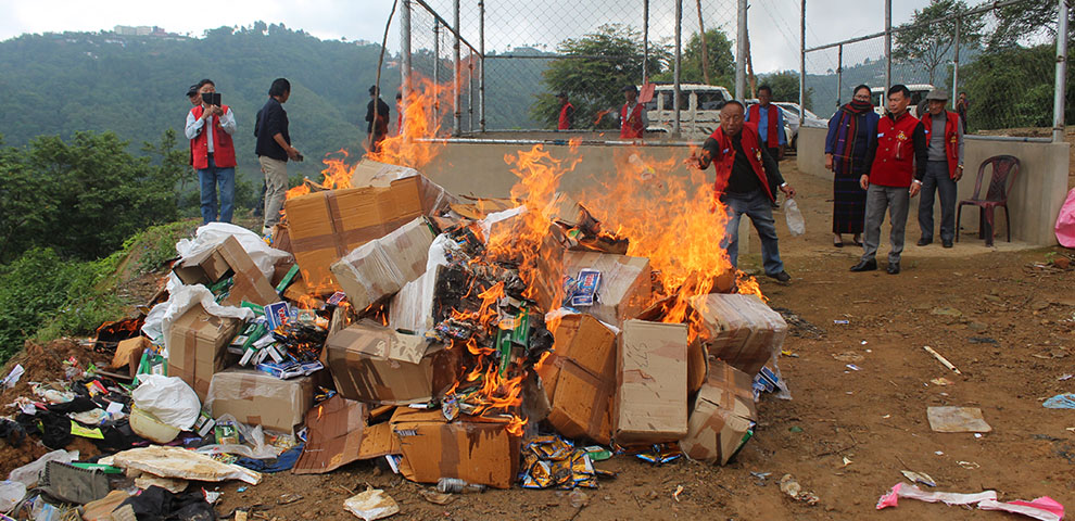 ZRSU destroys seized illicit tobacco products, seeks stricter enforcement