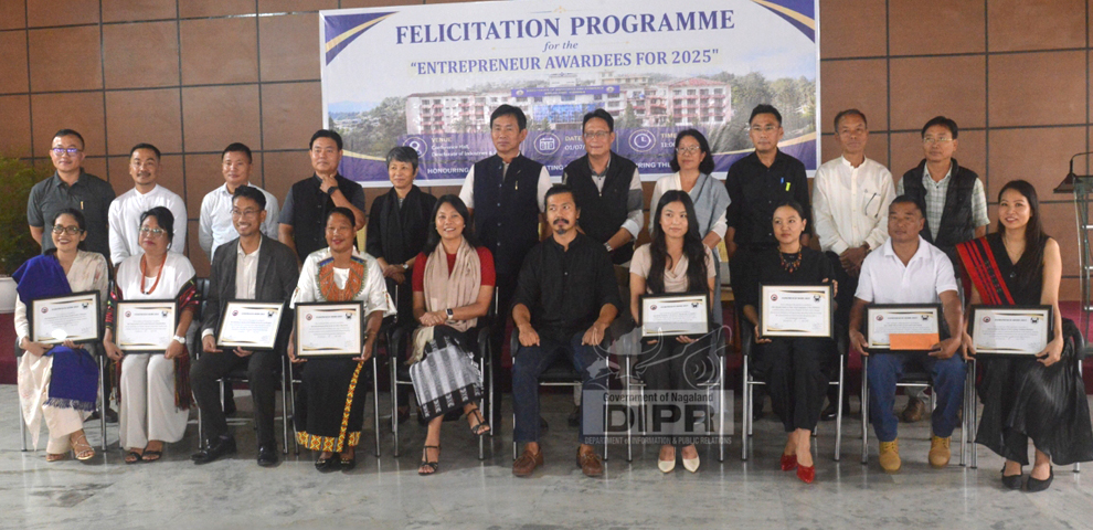 750 MSMEs selected for mentoring as Nagaland honours eight entrepreneurs