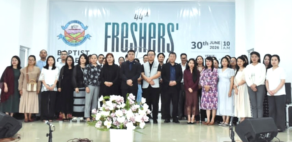 Baptist College Kohima holds 44th Fresher’s Day