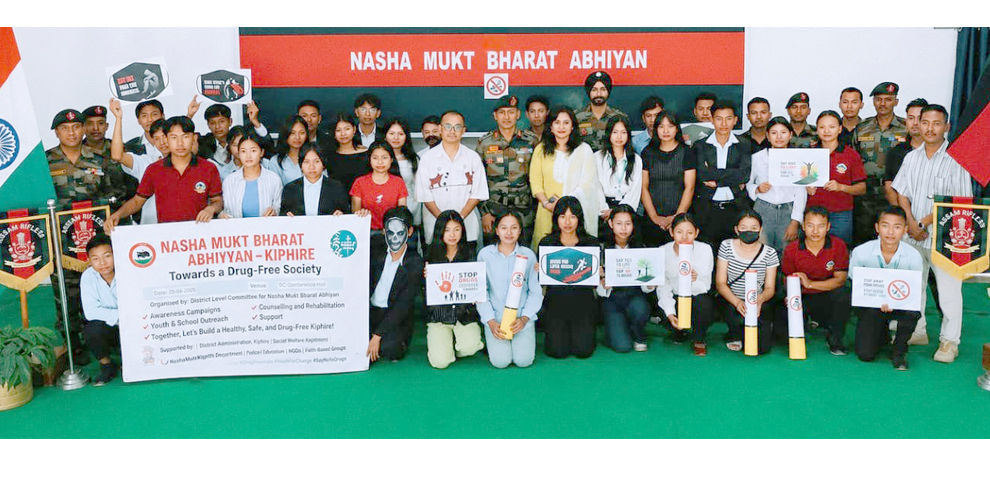 Kiphire hosts addiction awareness programme, plantation drive