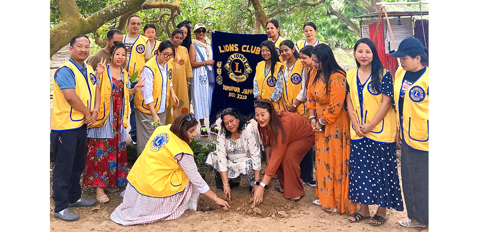 Lions Club Dimapur organises tree plantation drive