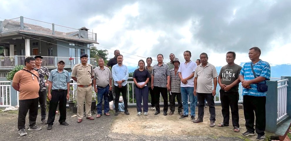 MLA Nuklutoshi tours landslide-hit areas, provides financial assistance