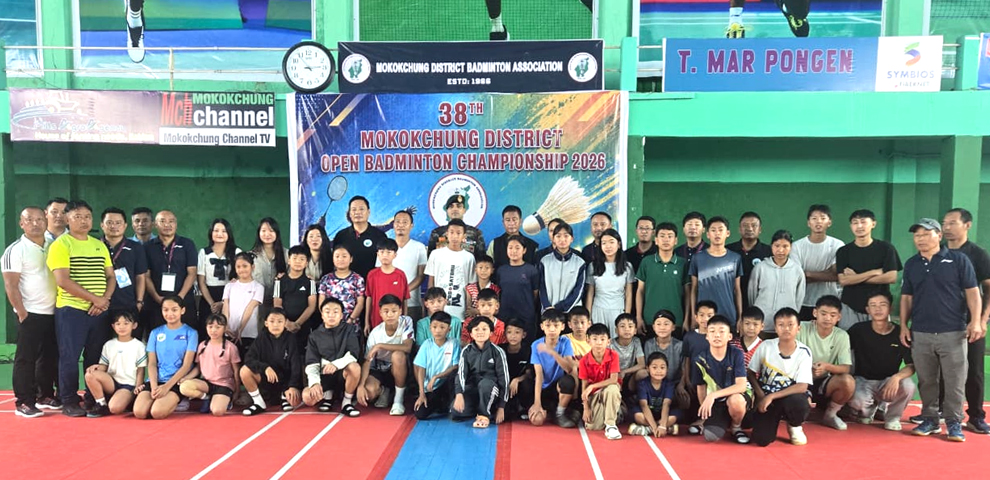 Mokokchung District Badminton Association sets Vision 2040 to produce an Olympian