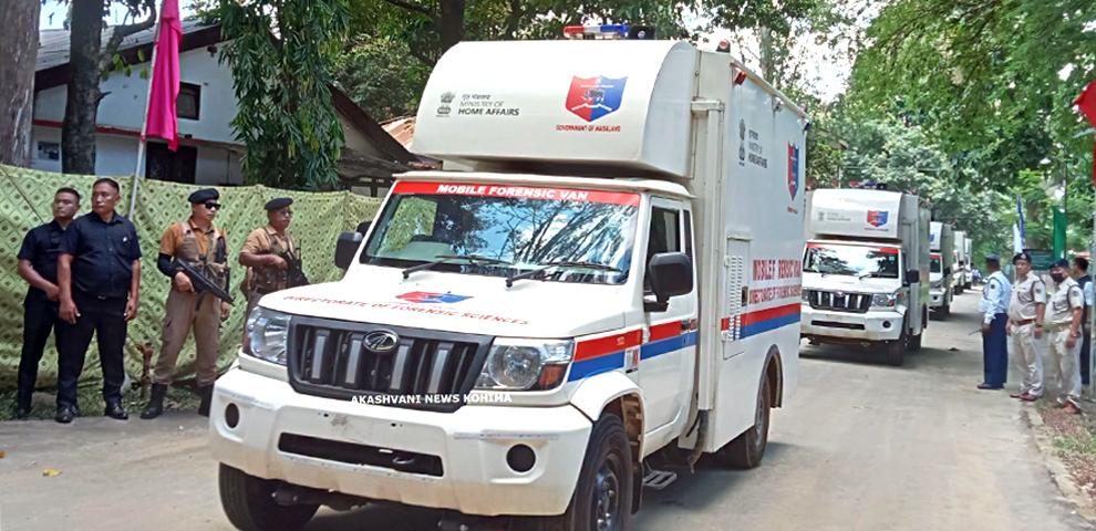 Nagaland Police 549 vehicles, 12 forensic vans
