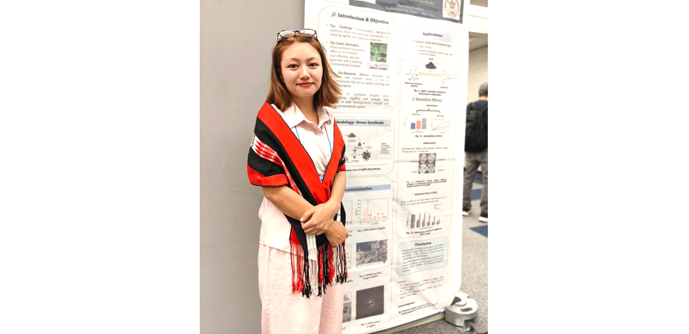 Nagaland University scholar attends IBS 2026 in Japan