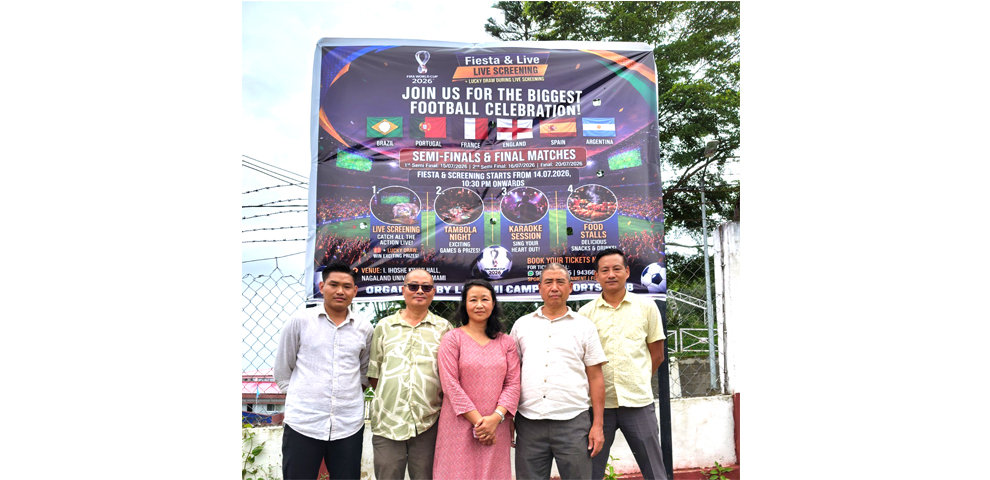 Nagaland University’s LCSC brings FIFA World Cup 2026 live to campus