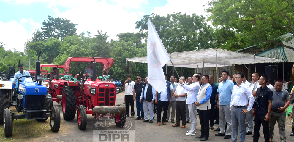 Nagaland distributes 35 tractors, introduces Tata Mobiles under CM Corpus Fund