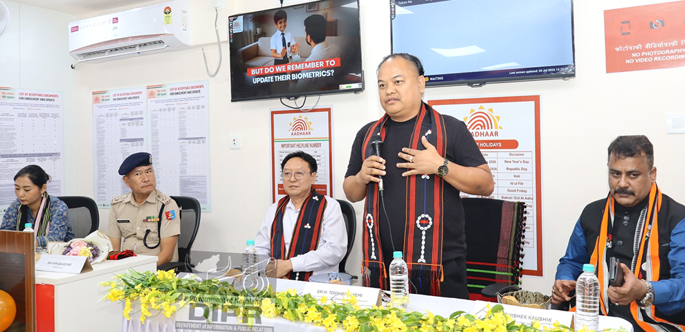 Nagaland’s first Aadhaar Seva Kendra inaugurated in Dimapur