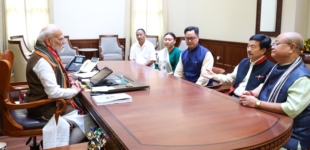 PM Modi meets Nagaland, Arunachal MPs over flood situation, assures Central support