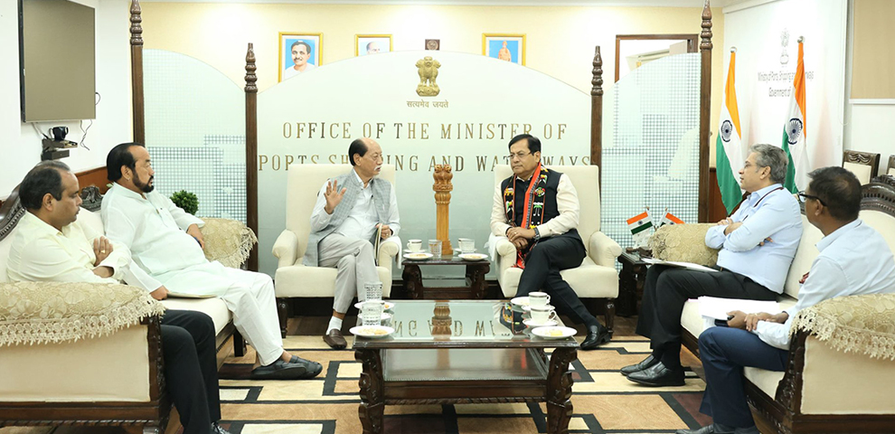 Rio, Sonowal discuss inland waterways development in Nagaland